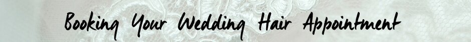 wedding hair
